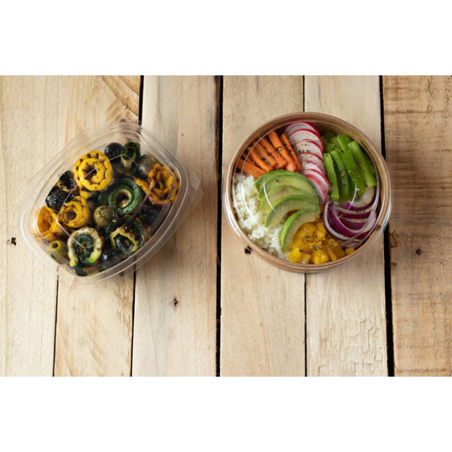 Saladebak IEZZY 1500ml Ø185mm Kraft