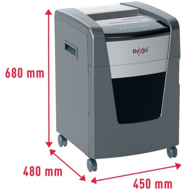 Papiervernietiger Rexel Momentum Extra XP512+ snippers 2x15mm