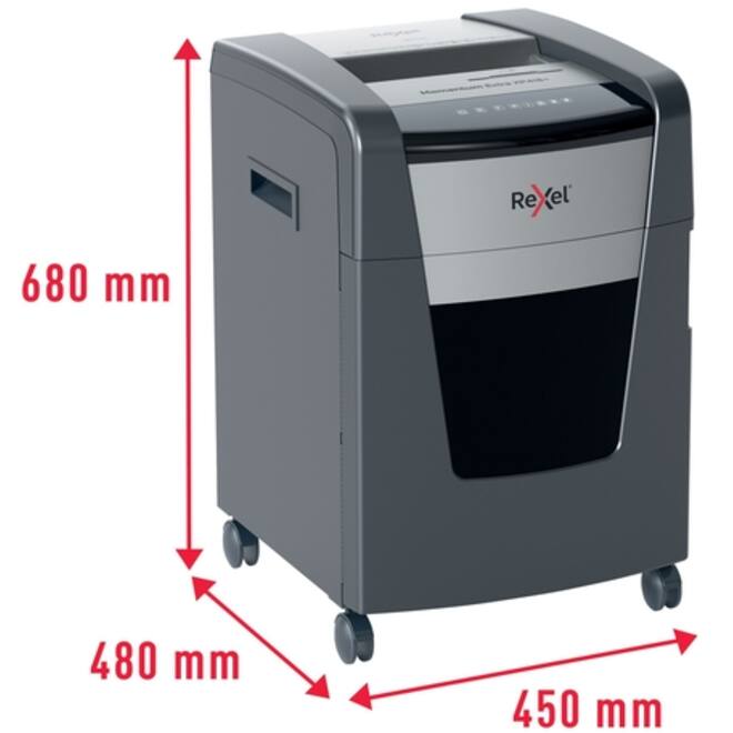 Papiervernietiger Rexel Momentum Extra XP418+ snippers 4x35mm