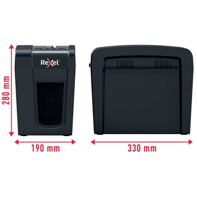 Papiervernietiger Rexel Secure X6-SL snippers 4x40mm