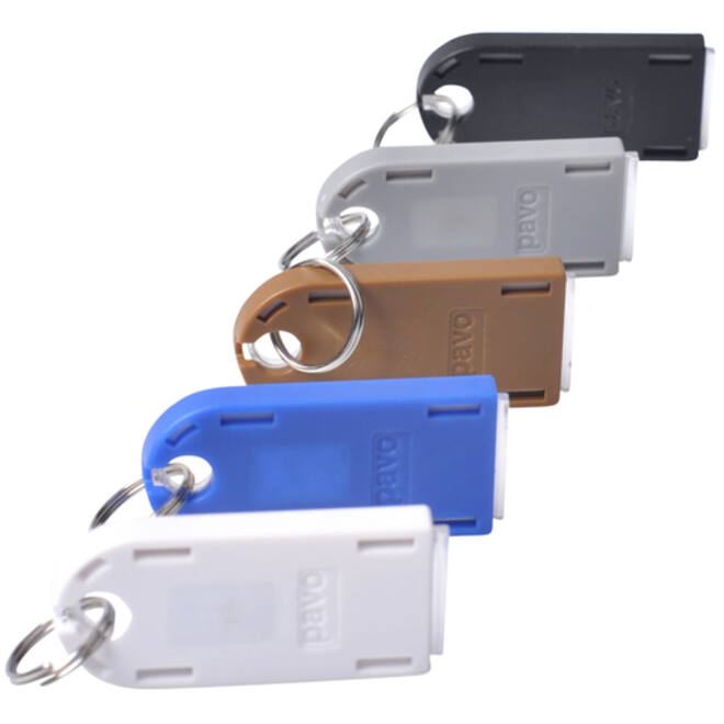 Sleutellabel Pavo magnetisch assorti