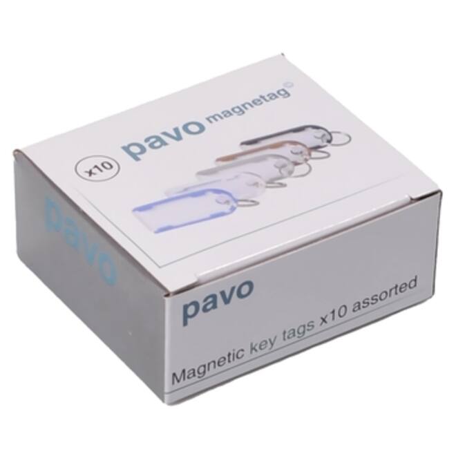 Sleutellabel Pavo magnetisch assorti