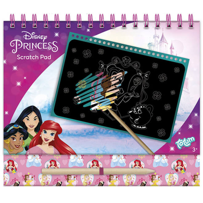 Knutselset Totum Disney Princess scratchbook