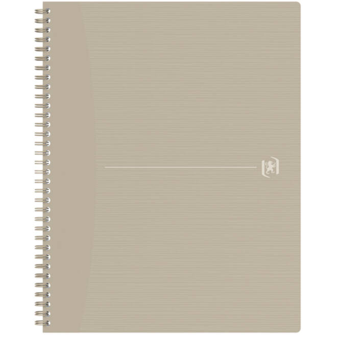 Spiraalblok Oxford Origin A4+ lijn 140 pagina's 80gr zand