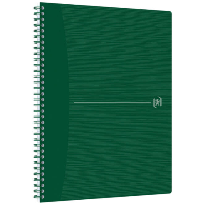 Spiraalblok Oxford Origin A4+ lijn 140 pagina's 80gr groen