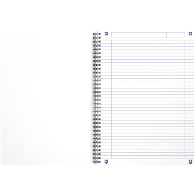 Spiraalblok Oxford My Rec'Up A4 lijn 180 pagina's 80gr assorti