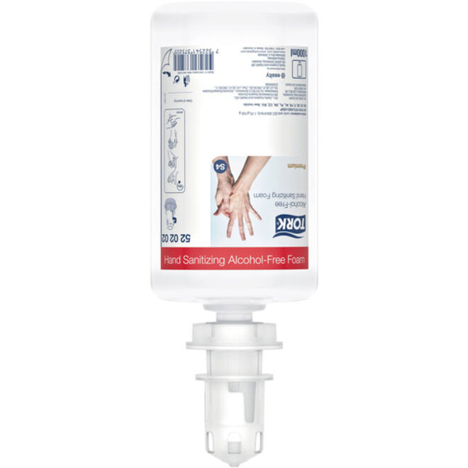 Handdesinfectie Tork S4 foam alcoholvrij dermatologisch getest 1000ml 520202