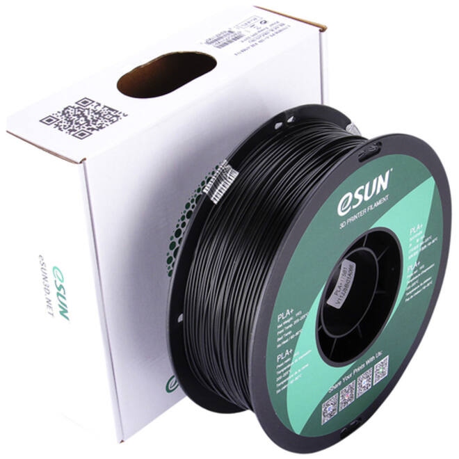 3D Filament Esun 1.75mm PLA 1kg zwart