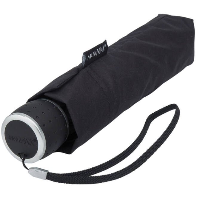 Paraplu miniMAX® opvouwbaar handopening windproof doorsnede 100 cm zwart