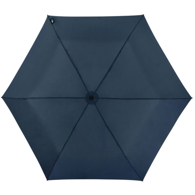 Paraplu Travellight® extreem licht opvouwbaar windproof doorsnede 90 cm donker blauw