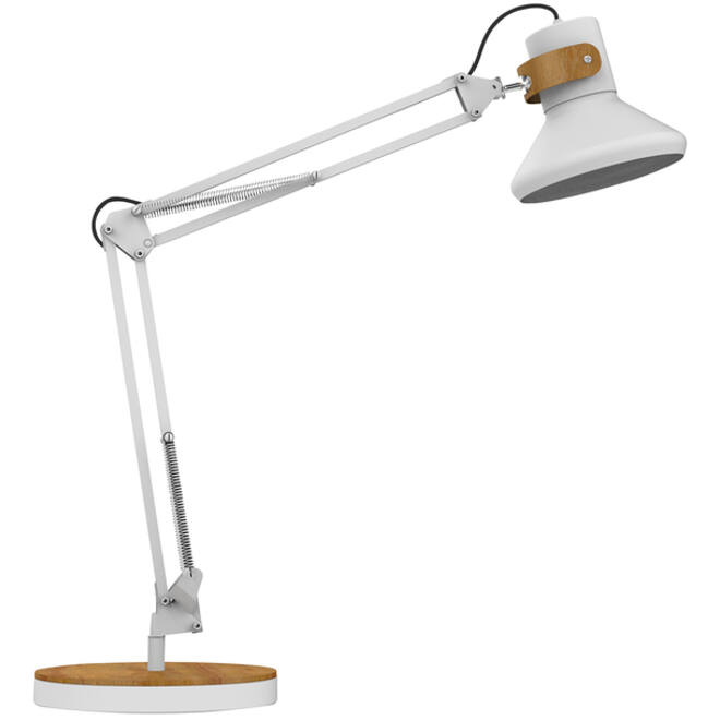 Bureaulamp Unilux Baya led bamboe wit