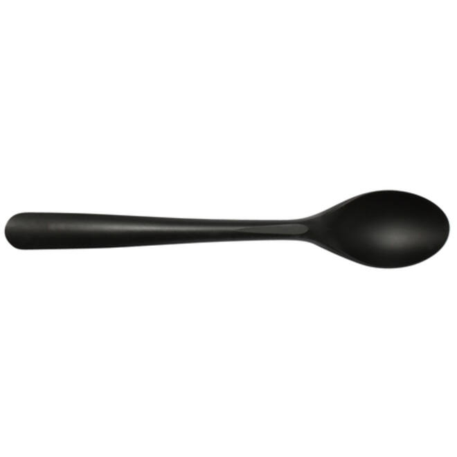 Lepel IEZZY herbruikbaar CPLA 190mm 50 stuks zwart