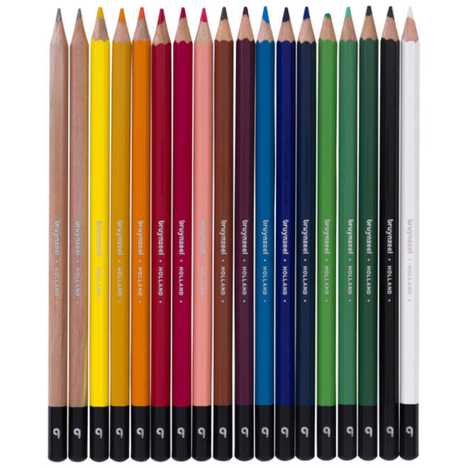 Kleurpotlood Bruynzeel 18 stuks basic