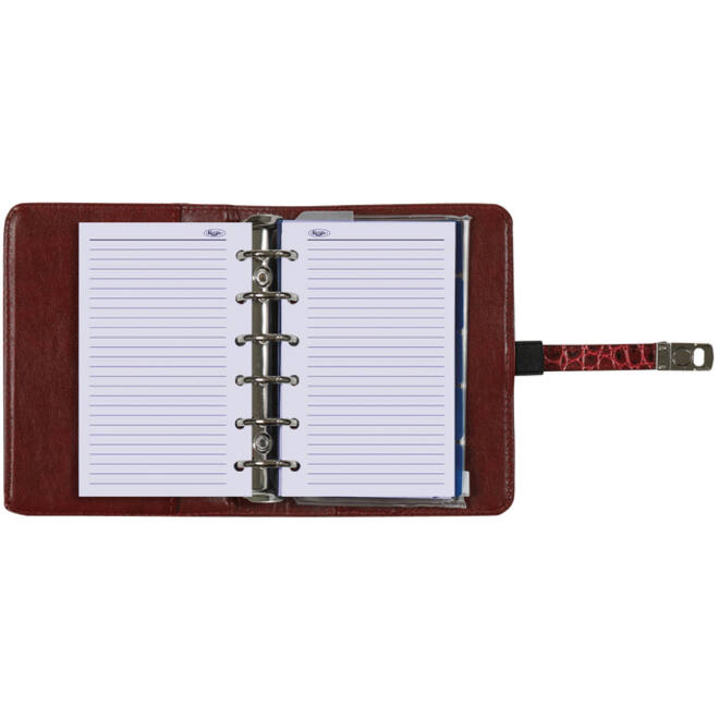 Organizer Kalpa Pocket inclusief agenda 2024-2025 7dagen/2pagina's croco mulberry