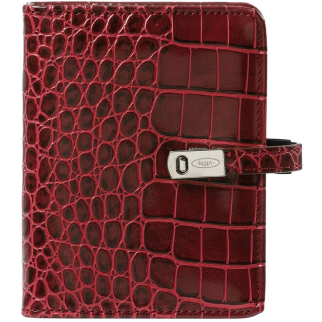 Organizer Kalpa Pocket inclusief agenda 2024-2025 7dagen/2pagina's croco mulberry