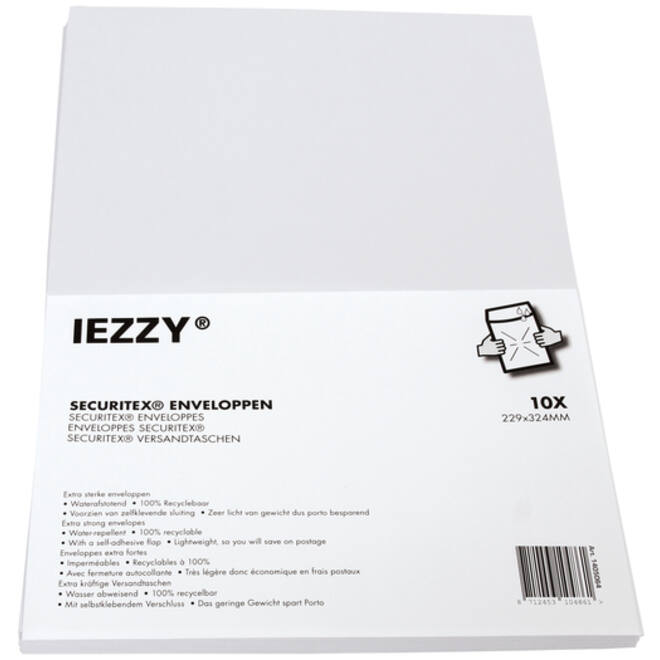 Securitex envelop IEZZY C4&nbsp;229x324mm&nbsp;10 stuks