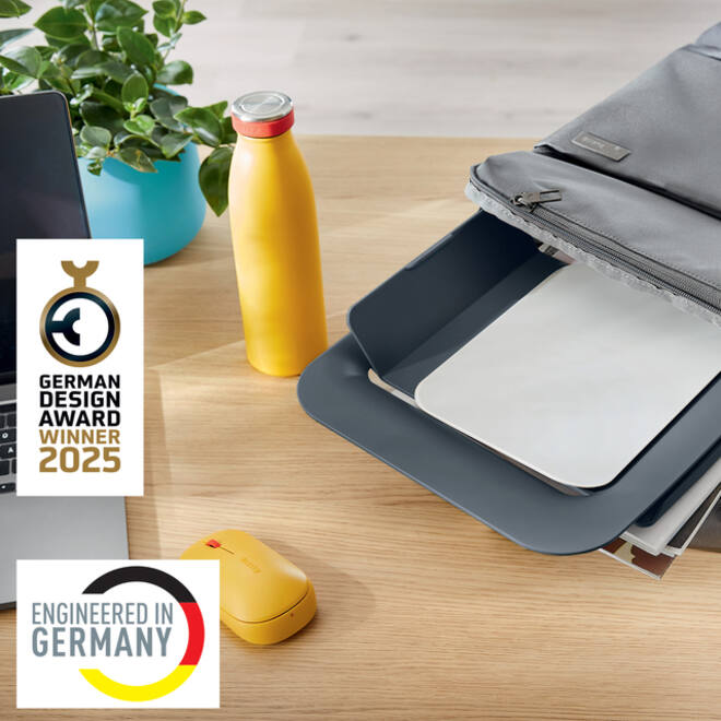 Laptopstandaard Leitz Ergo Cosy grijs