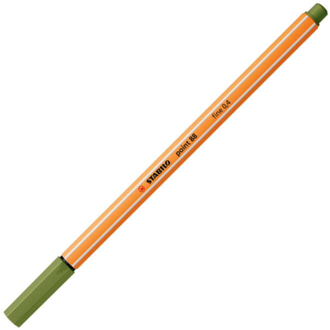 Fineliner STABILO point 88/35 fijn mosgroen