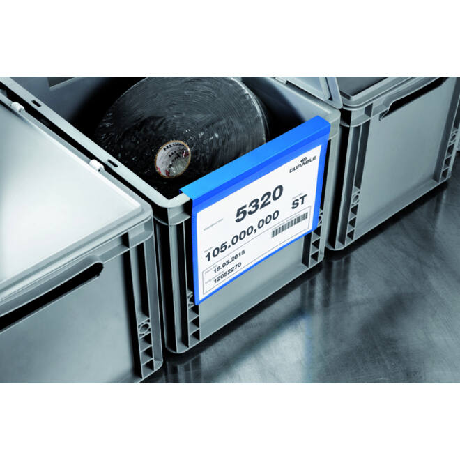 Documenthoes Durable met vouw A4 liggend