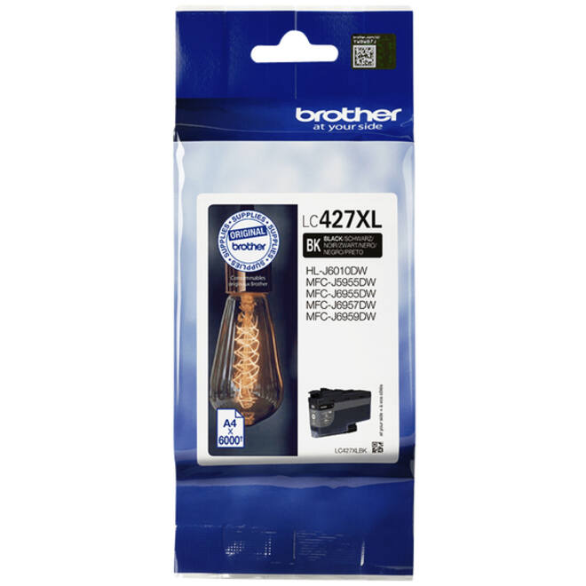 Inktcartridge Brother LC-427XLBK zwart