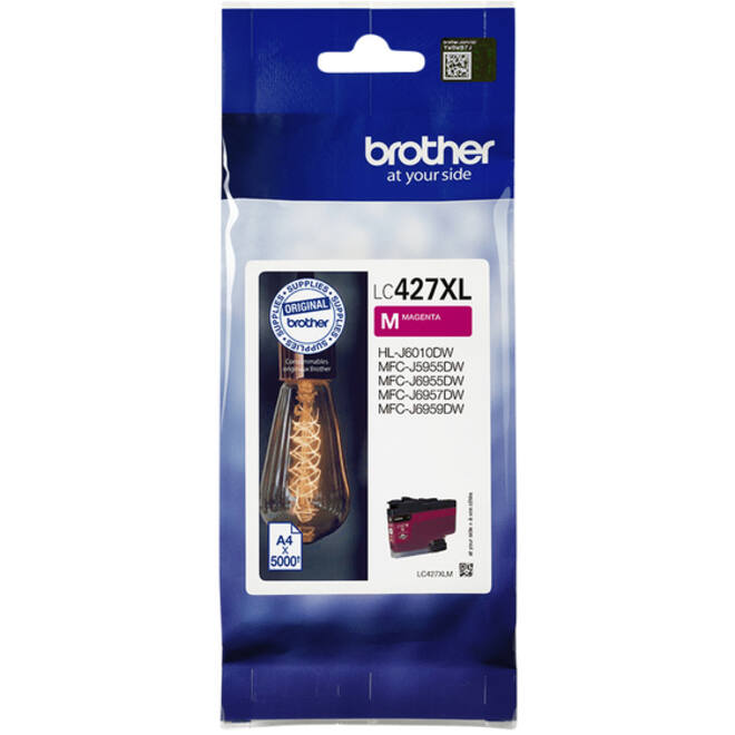 Inktcartridge Brother LC-427XLM rood