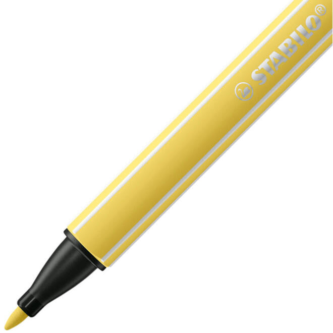 Viltstift STABILO pointMax 488/4 medium assorti pastel etui à 4 stuks