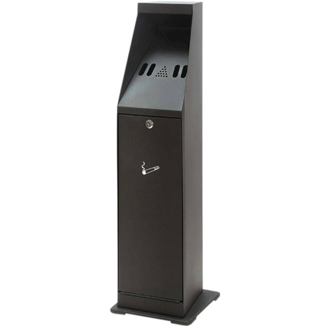 Asbak staand Vepa Bins zuil vrijstaand zwart