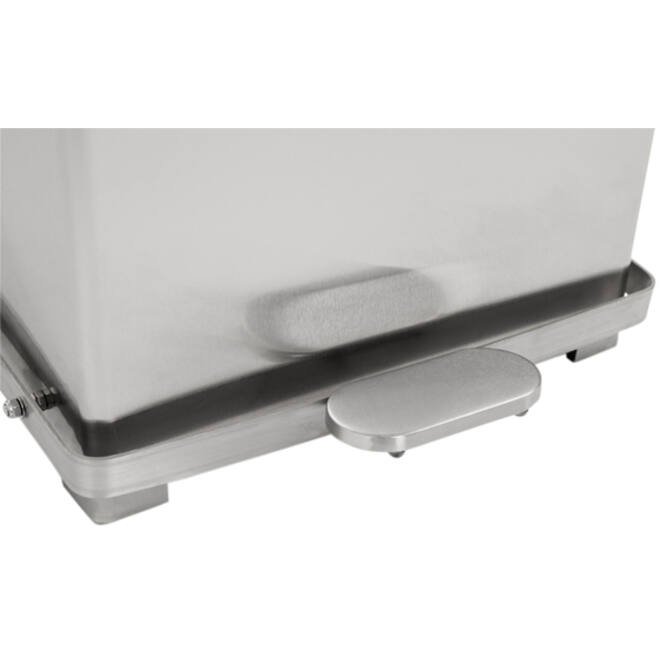 Afvalbak Vepa Bins pedaalemmer Industrieel 45 liter mat RVS