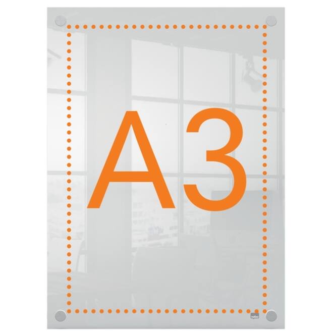 Infobord Nobo Premium Plus A3 acryl wand