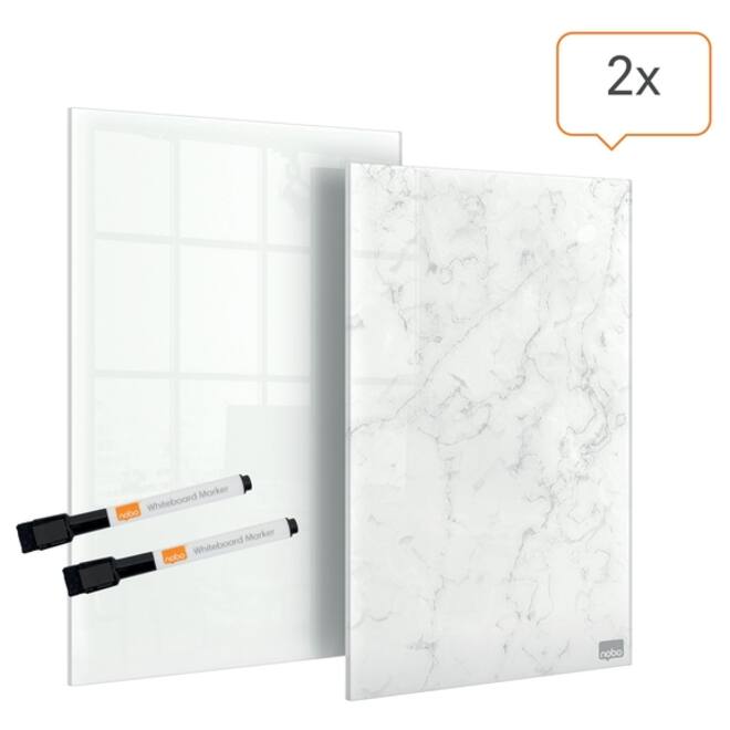 Glasbord Nobo notitie mini 230x152mm