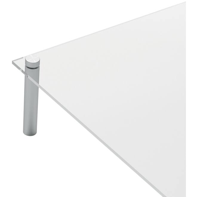 Notitiebord Nobo transparant acryl schuin A4