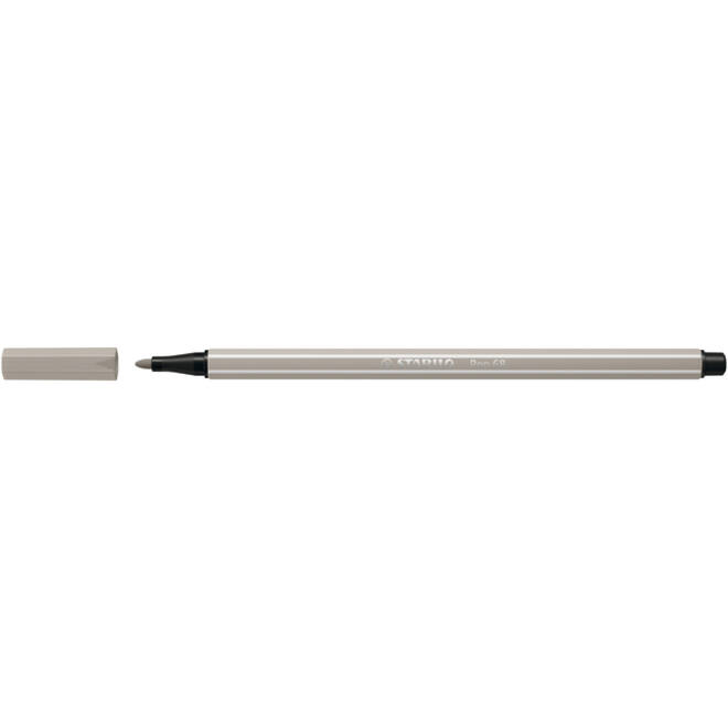 Viltstift STABILO Pen 68/93 medium warm grijs