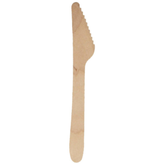 Mes IEZZY 160mm hout 100stuks