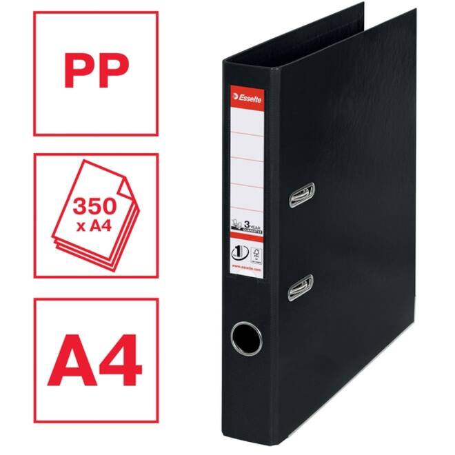 Ordner Esselte Vivida No.1 multipack 50mm A4 5 stuks zwart