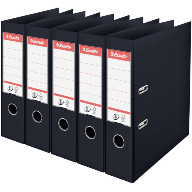 Ordner Esselte Vivida No.1 multipack 75mm A4 5 stuks zwart