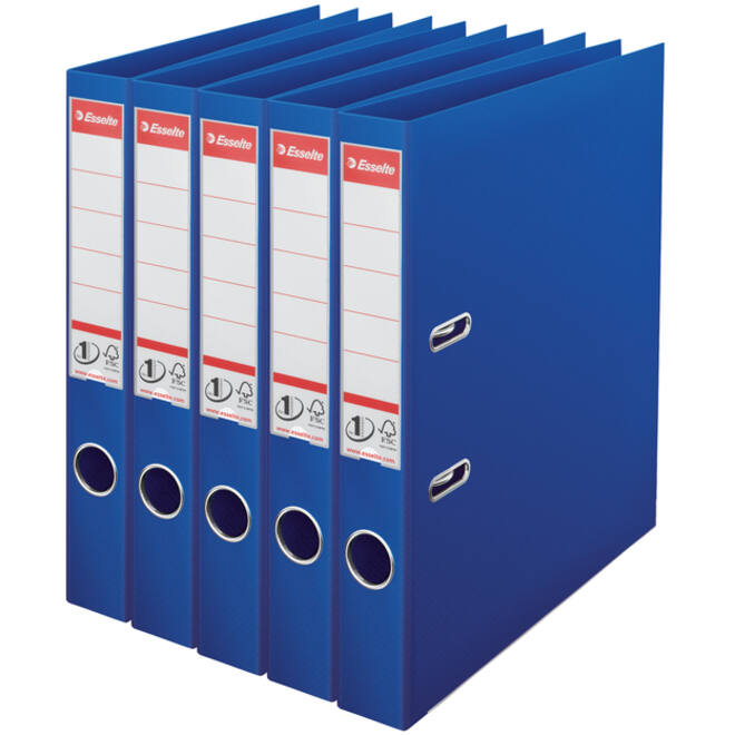 Ordner Esselte No 1 Power PP 50 mm blauw 5 stuks