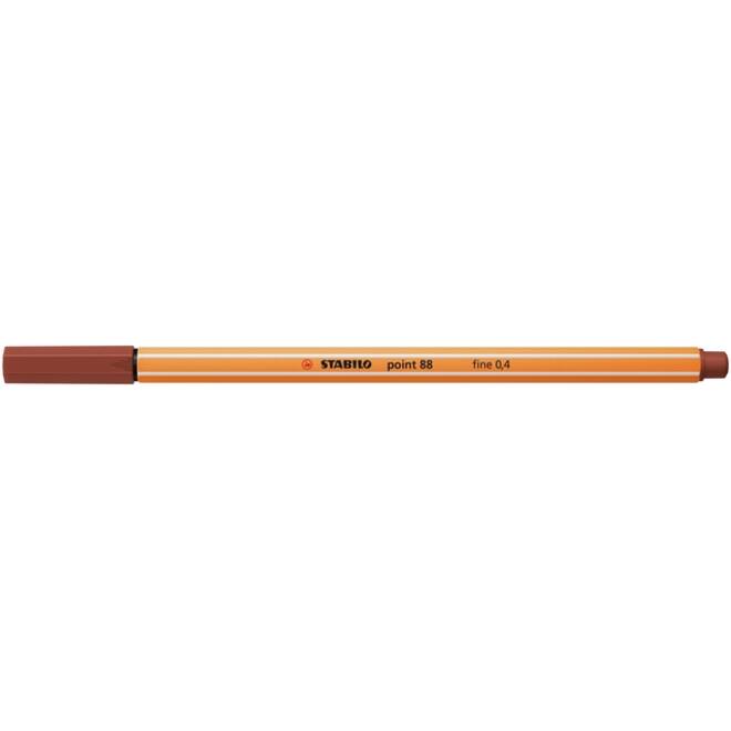 Fineliner STABILO point 88/75 fijn sienna