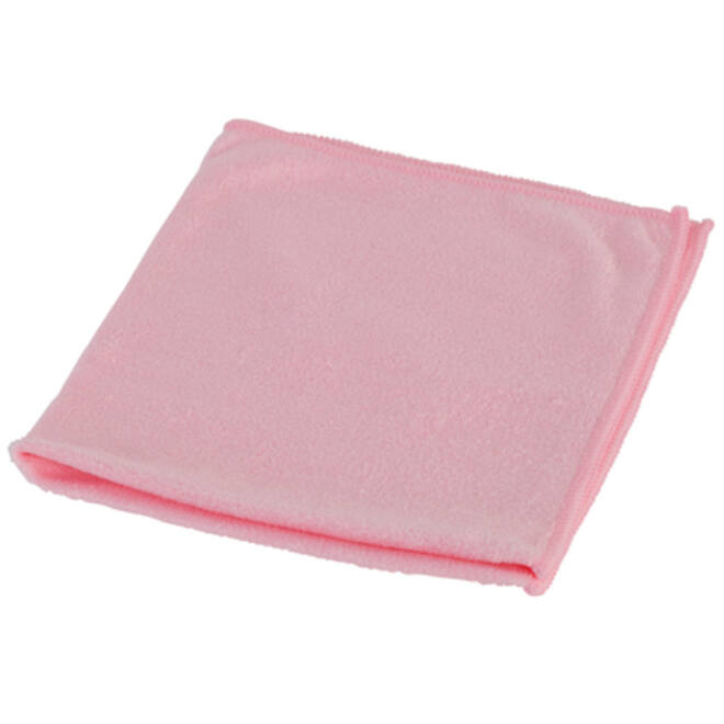 Microvezeldoek Cleaninq basic 38x38 cm rood