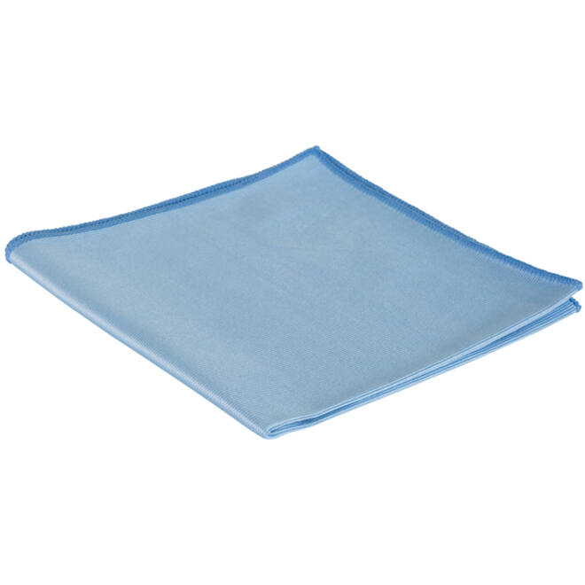 Glasdoek Cleaninq microvezel 40x40cm blauw