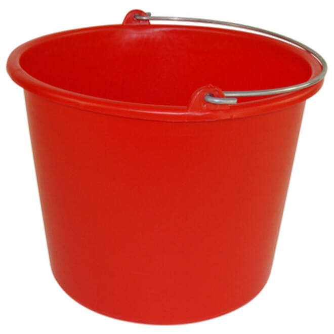 Emmer Cleaninq 12 liter rood
