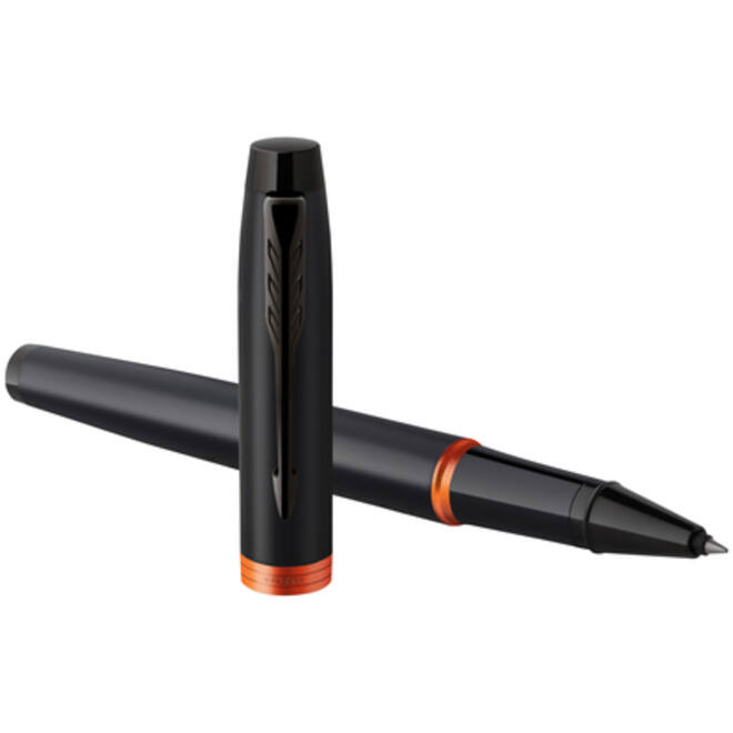 Rollerpen Parker IM black orange vibrant ring fijn