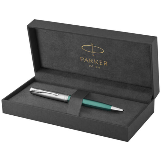 Balpen Parker Sonnet Essential sandblasted green lacquer CT medium