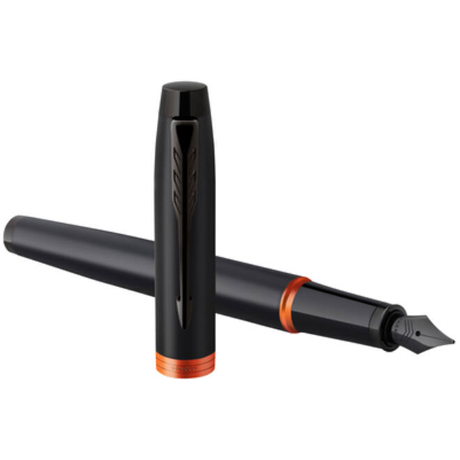 Vulpen Parker IM black orange vibrant ring medium