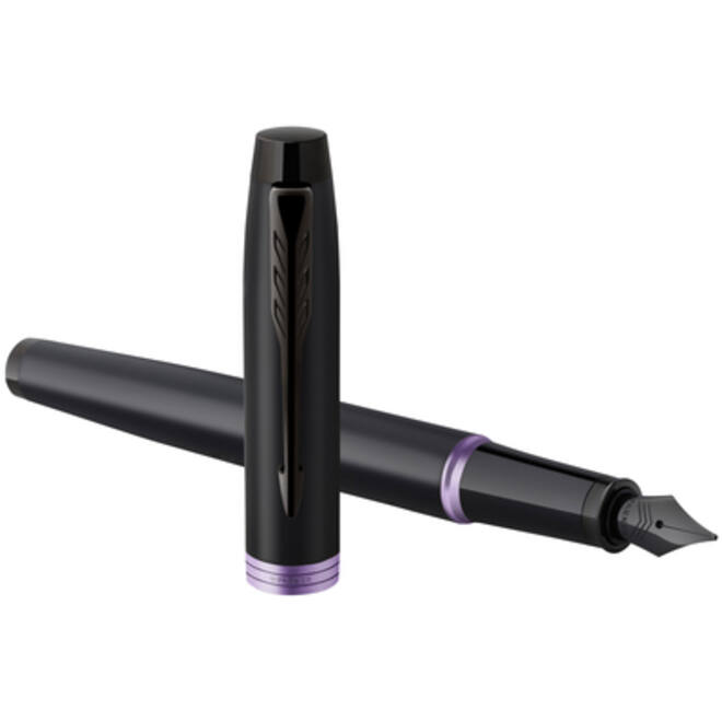 Vulpen Parker IM black purple vibrant ring medium