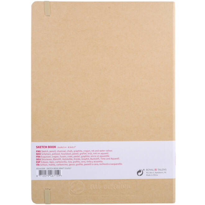 Schetsboek Talens Art Creation kraft 21x30cm 140gr 80vel