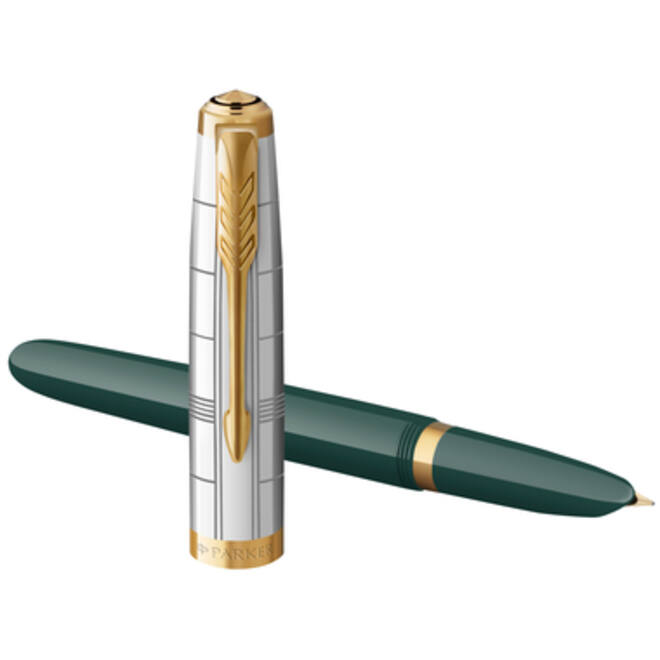 Vulpen Parker 51 Premium forest green GT fijn
