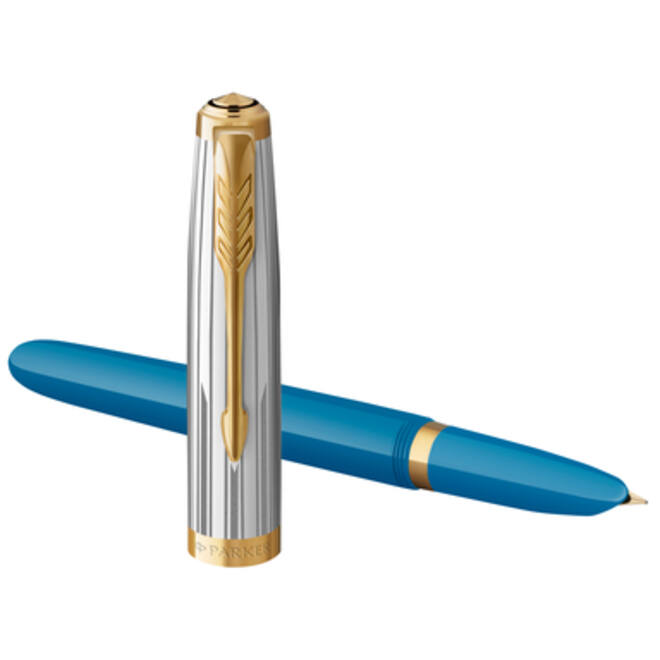 Vulpen Parker 51 Premium turquoise GT fijn