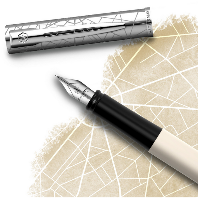 Vulpen Waterman Allure DeLuxe white fijn