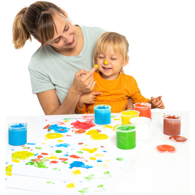 Vingerverf Jovi 35ml assorti set à 5 potjes
