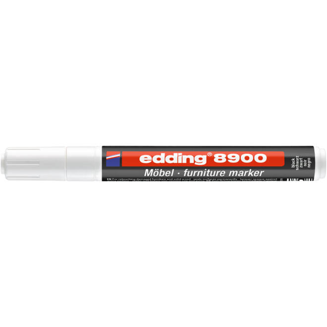Viltstift edding 8900 meubel rond 1.5-2mm zwart blister à 1 stuk